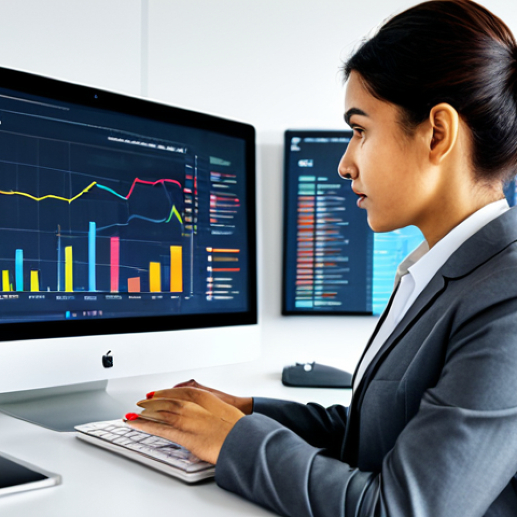 **

"A data scientist in a modern, well-lit office, examining a colorful and informative dashboard displaying NLP model performance metrics. The dashboard includes charts like learning curves and confusion matrices. She is wearing professional, modest business attire. Safe for work, appropriate content, fully clothed, professional, perfect anatomy, correct proportions, natural pose, well-formed hands, proper finger count, natural body proportions, high quality, digital art."

**