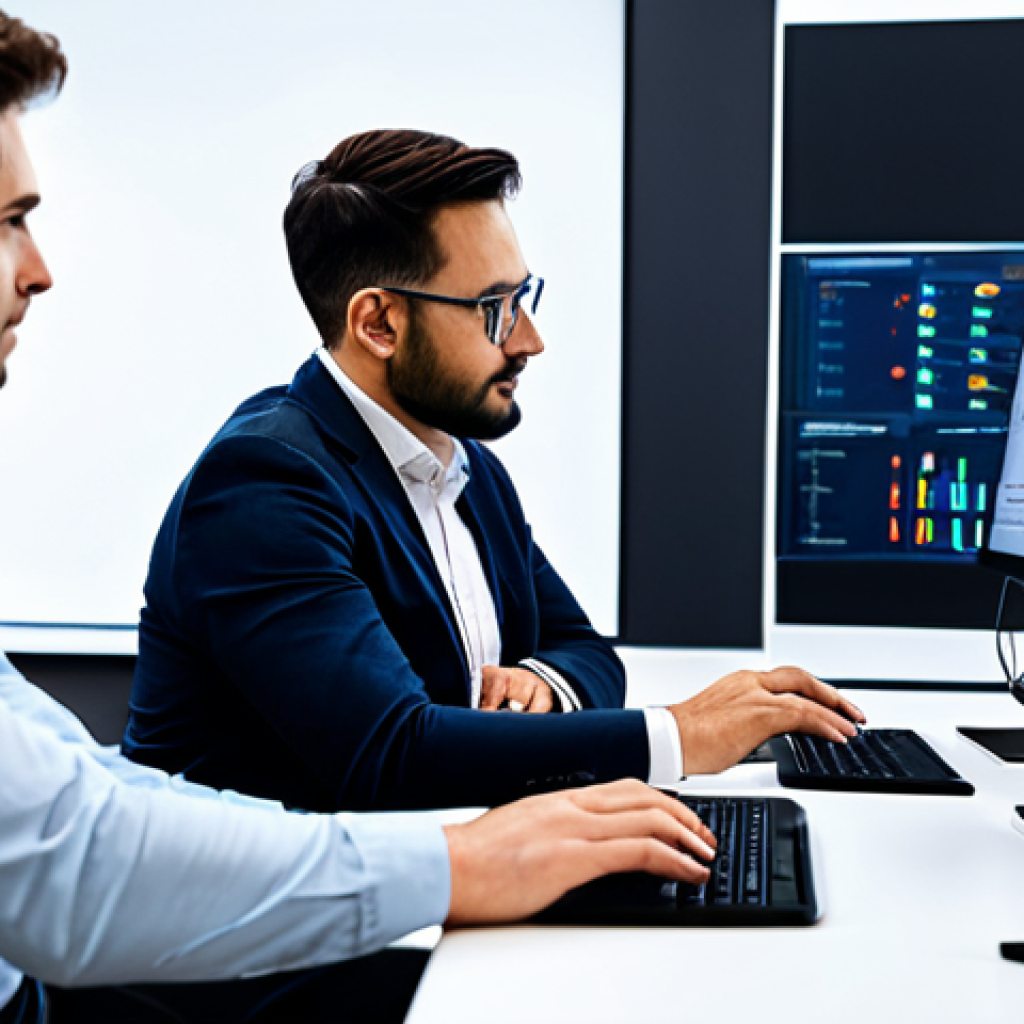**Image:** A diverse team of data scientists collaborating in a brightly lit, modern office. They are reviewing metrics on large screens, including precision, recall, BLEU, and ROUGE scores, discussing the results professionally. Everyone is fully clothed in appropriate business attire. The atmosphere is collaborative and focused on data analysis. Safe for work, appropriate content, professional environment, perfect anatomy, correct proportions, well-formed hands, natural pose.