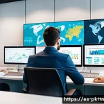 자연어 처리 모델 튜닝에 필요한 기술 스택 - A modern workspace scene featuring a diverse group of professionals collaborating on fine-tuning nat...